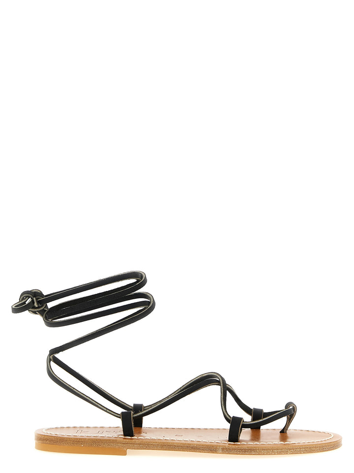 K.Jacques Saint Tropez Bikini Sandals - Black | b341131461ea33109a1727614f9b327b5a7e55b9