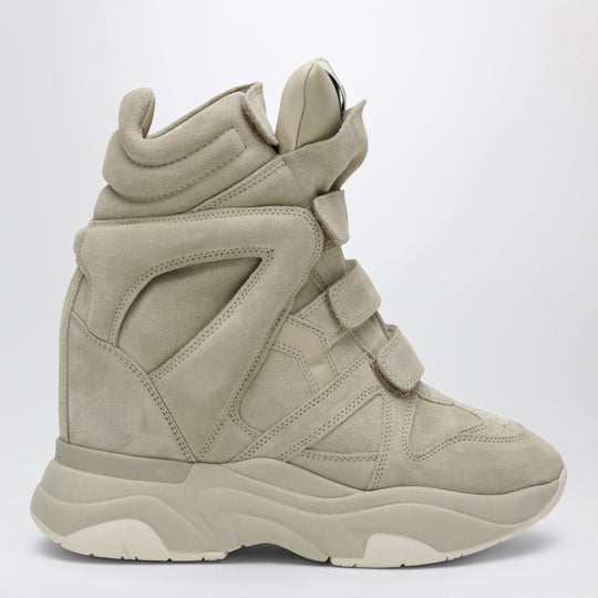 Balskee High-Top Sneakers In Suede Beige