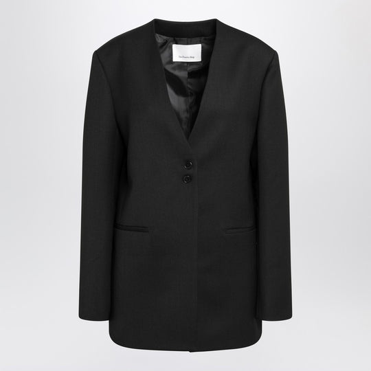 Winsen Black Wool-Blend Jacket