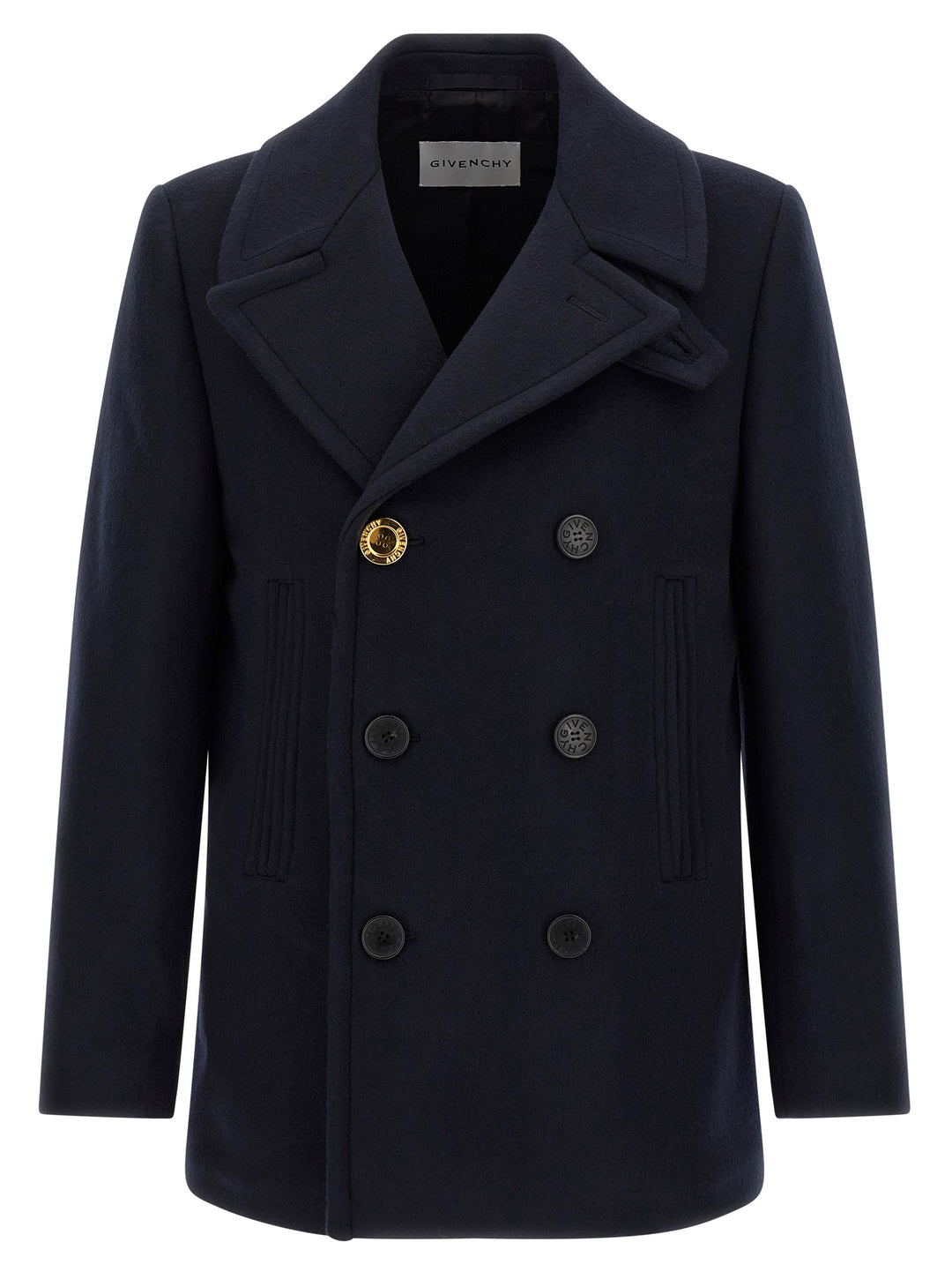 Givenchy Double-Breasted Caban Coats and Trench Coats - Blue | a2e4de10d853d4ce9bfa2dc565eadd8f101e0792