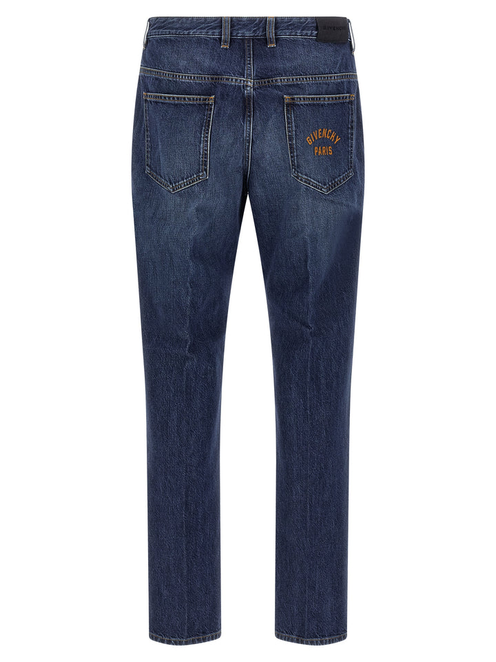 Givenchy Straight Jeans - Blue | 8d354a90a258b811bd8fc129de34b6720b3c92d4