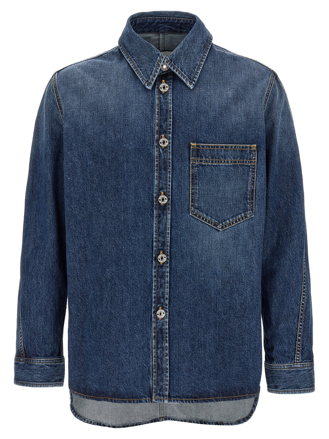 Givenchy Denim Overshirt Shirt and Blouse - Blue | f0cbf6b3f0394bb8764d4c8b5dd11f4c89d4b99b