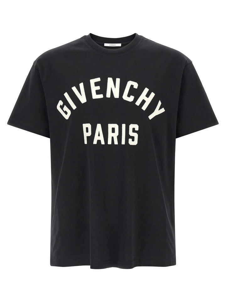Givenchy Givenchy Paris T-shirt - White/Black | 0569af5a32f81b408f5a83ef5981999f1291381c