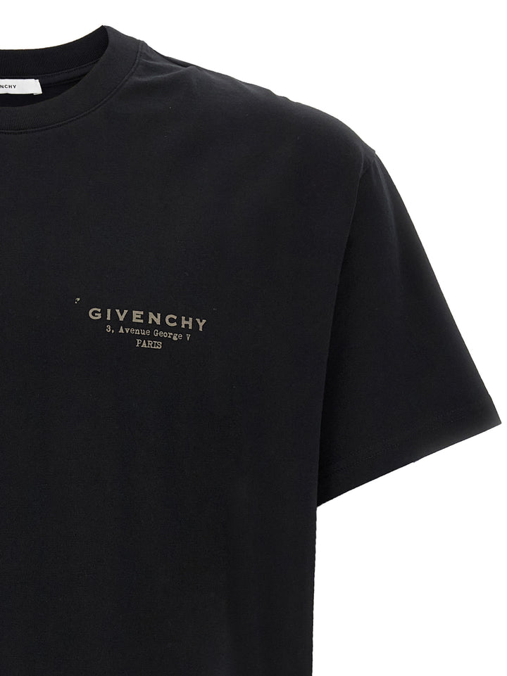 Givenchy Logo Print T-shirt - Black | e29ea2967a014d385ca5c52300b01ef159ed6635