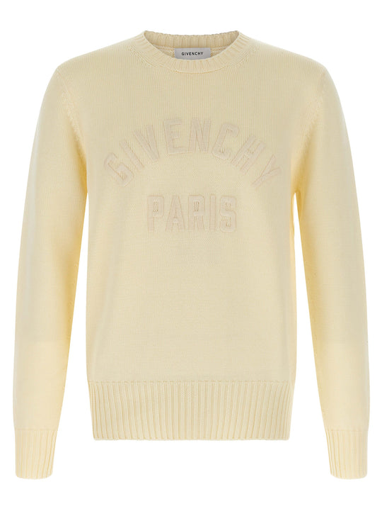 Logo Sweater Sweaters And Cardigans Beige