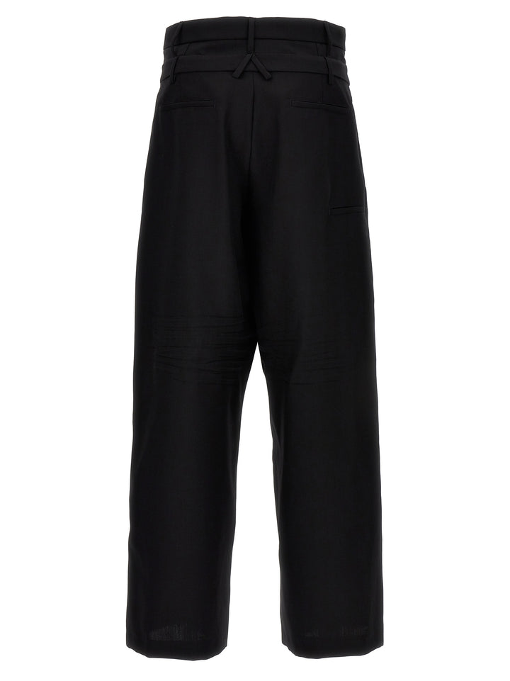 Ambush Double Belted Pants - Black | 25cd18959bff0438b8b903fb8a6ef34f5e9c9a0f