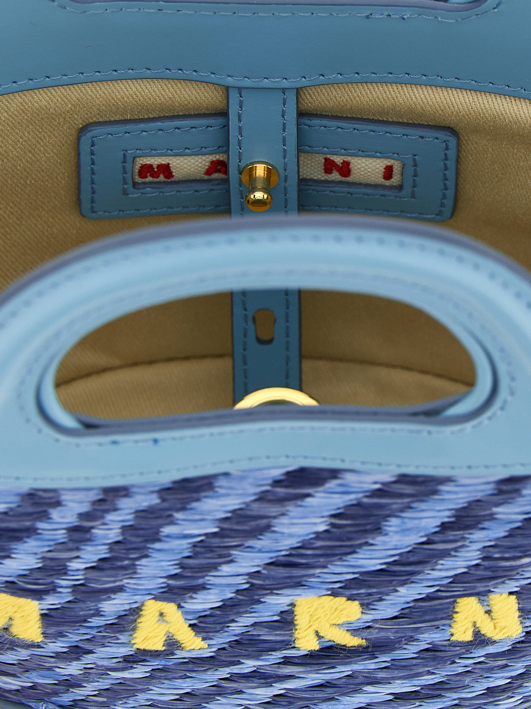 Marni Tropicalia Hand Bags - Light Blue | 8e6742a006039078aa7fd0b88187d808e328170b