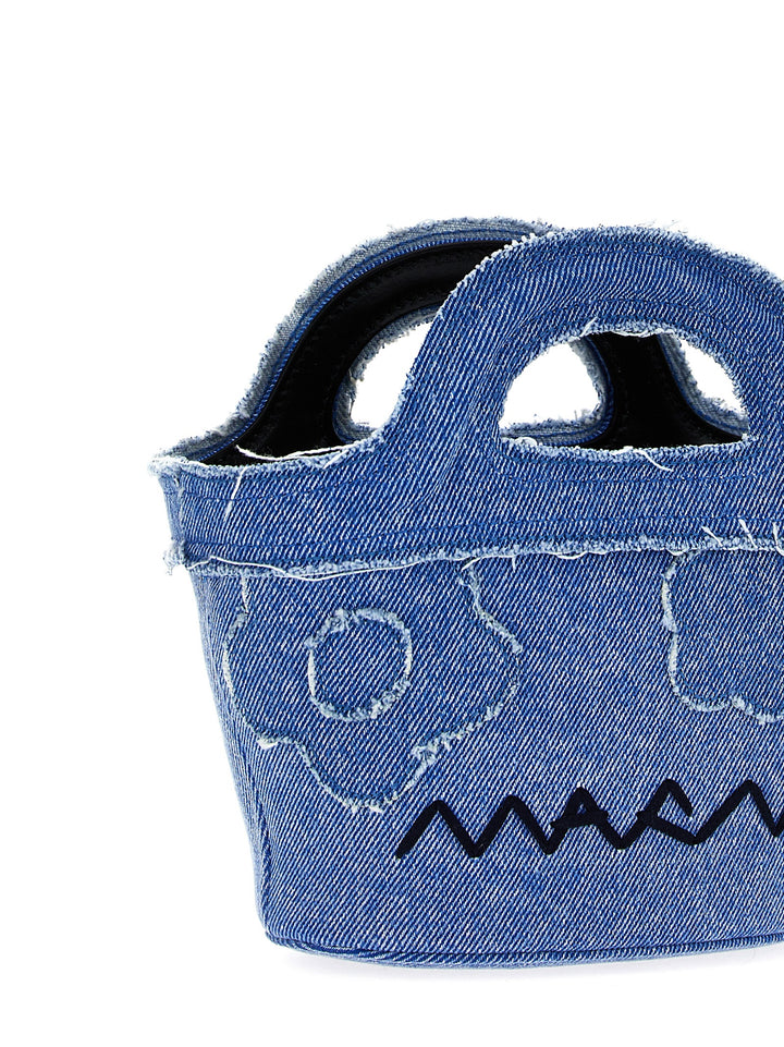 Marni Tropicalia Micro Hand Bags - Light Blue | 6d8d7673caa9d9bd842519232762bf7c8418e3b3