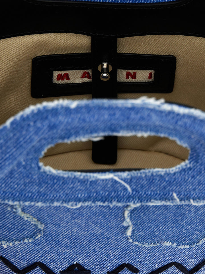 Marni Tropicalia Micro Hand Bags - Light Blue | 2a605c3f7b68cde0f2d9e54f62c11ae76d117c42