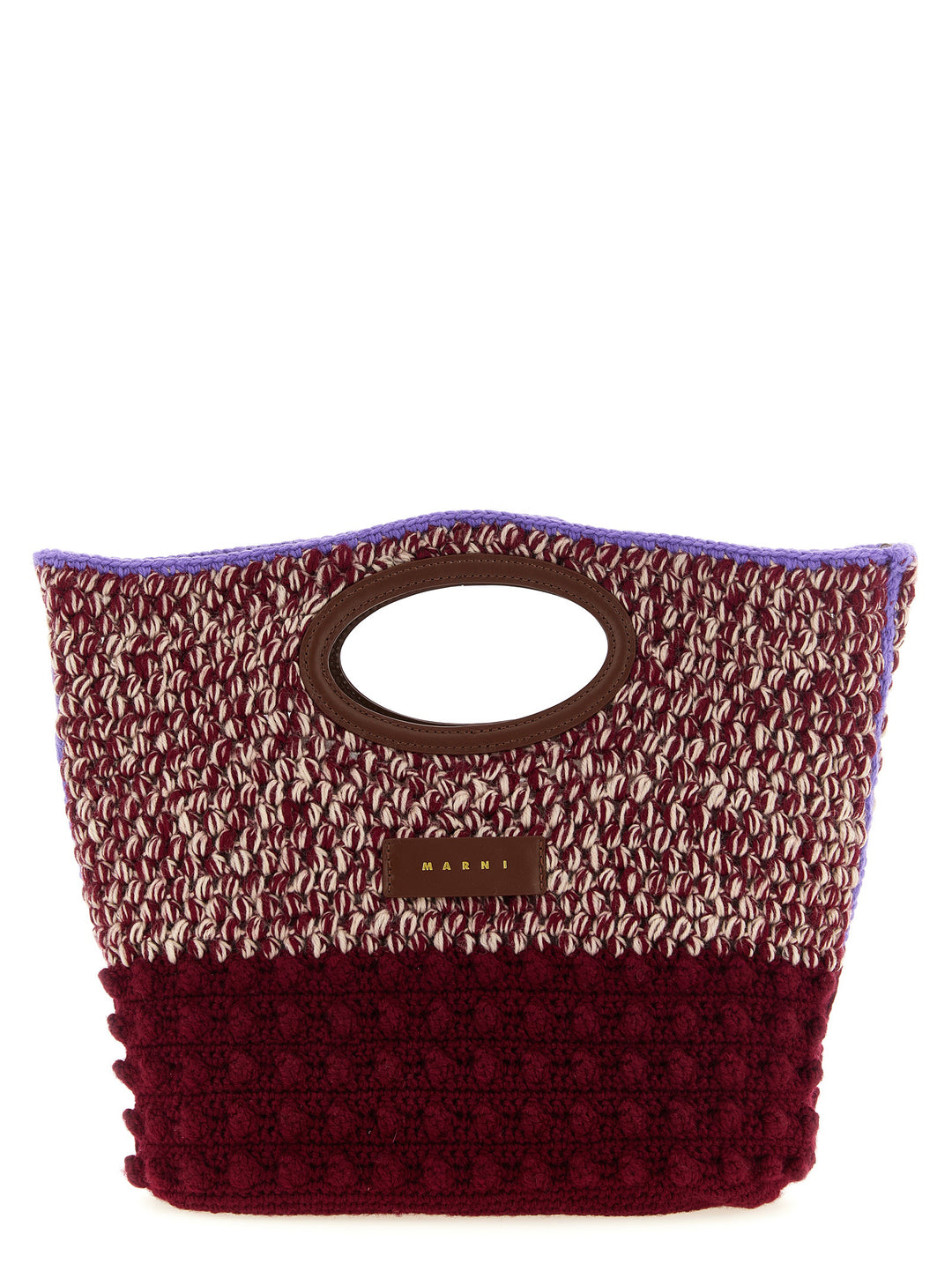 Marni Knotty Hand Bags - Bordeaux | 6a22ad9b822c3e65f86085c7b71d89b5f72fd1b2