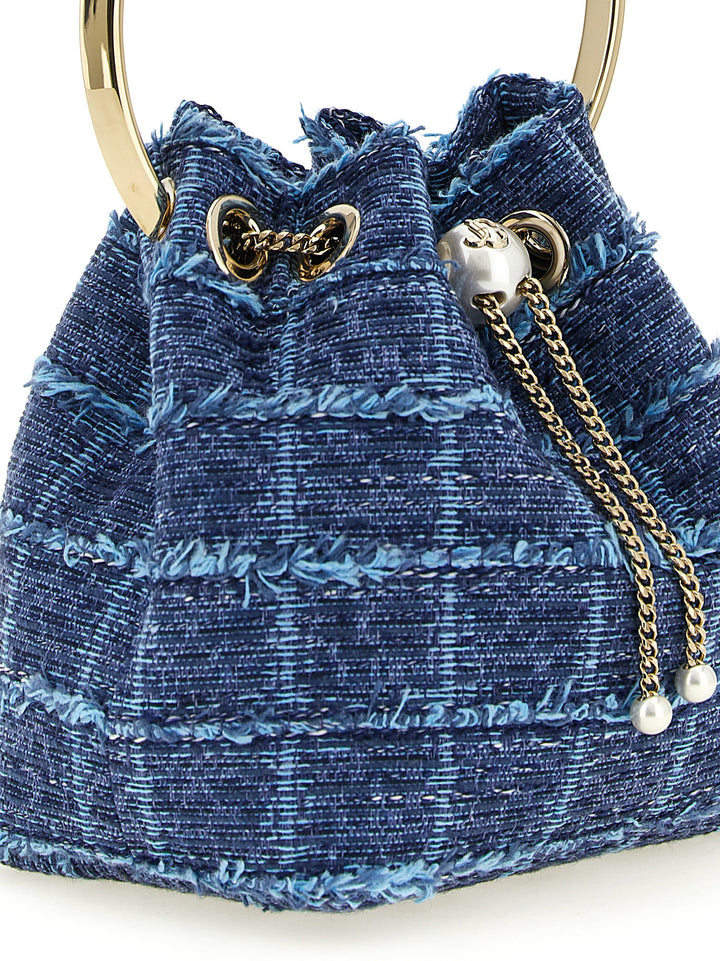 Jimmy Choo Bon Bon Hand Bags - Blue | 183f12f1095a22f062be2777cebbd35987f419a1