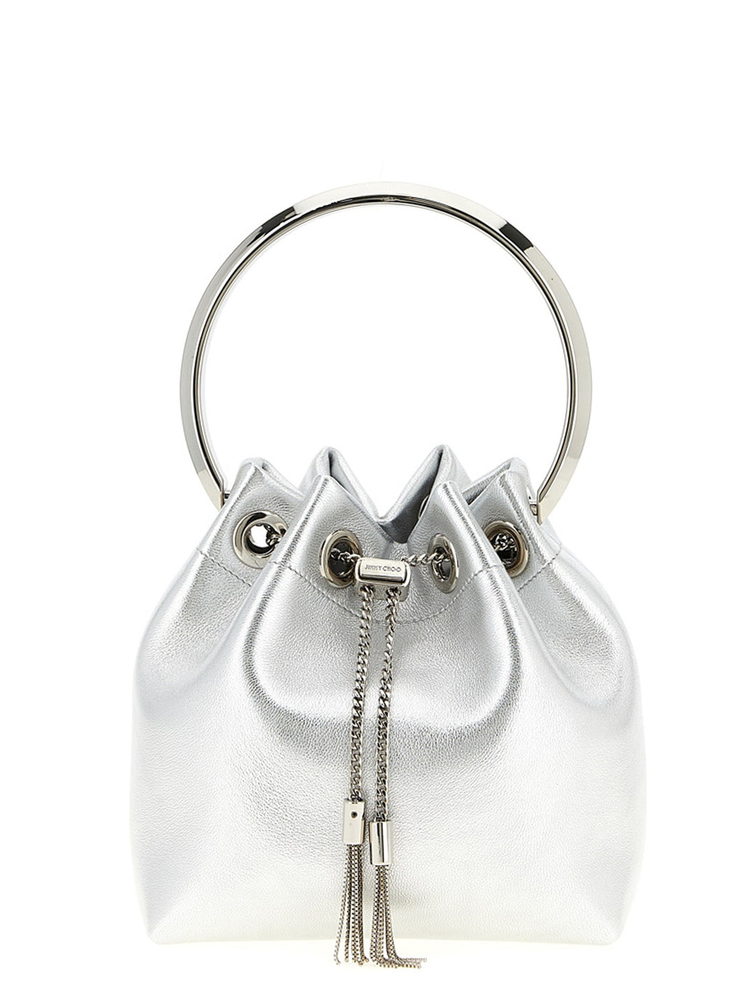 Jimmy Choo Bon Bon Hand Bags - Silver | f5ad372b81de86fd16feba593eba6cd4d0c574d6