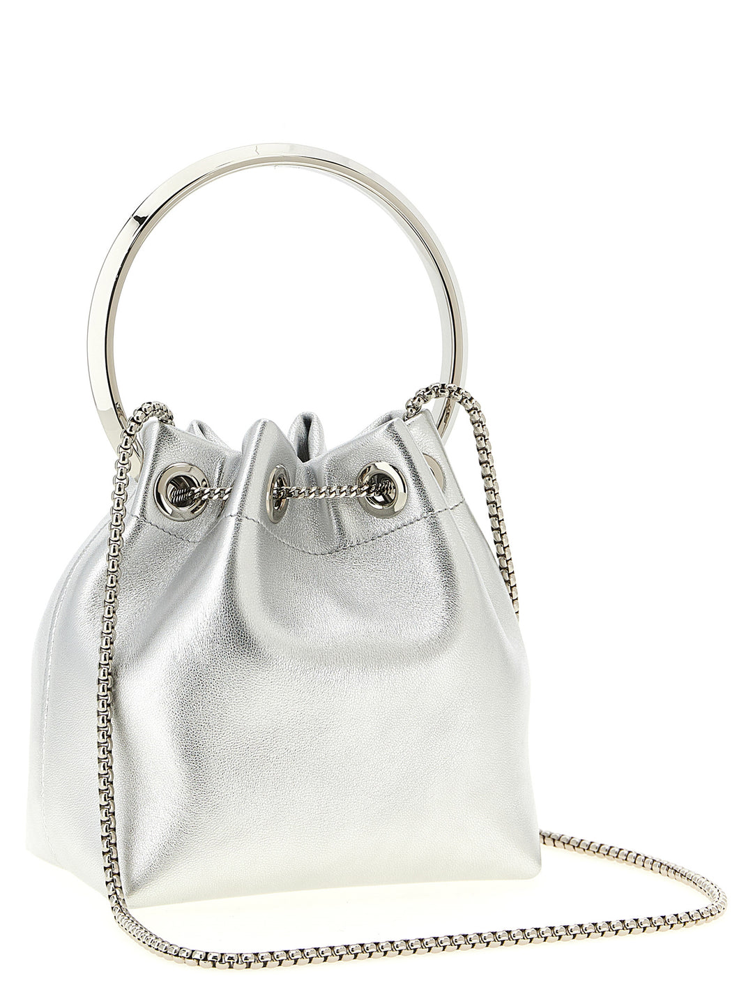 Jimmy Choo Bon Bon Hand Bags - Silver | fed4b7d1eda5a366a5a6f2a29dbf10aeab8c0de2