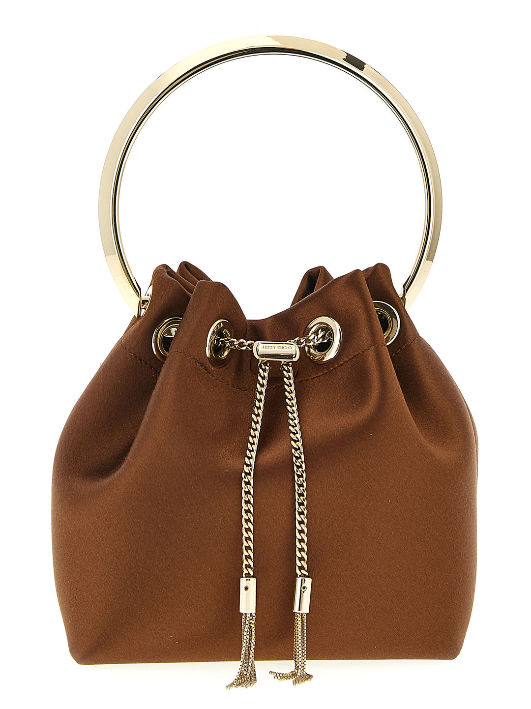 Jimmy Choo Bon Bon Hand Bags - Brown | 6dc497191761bbd8e0ffc51dd4cc38db2bbb82e3