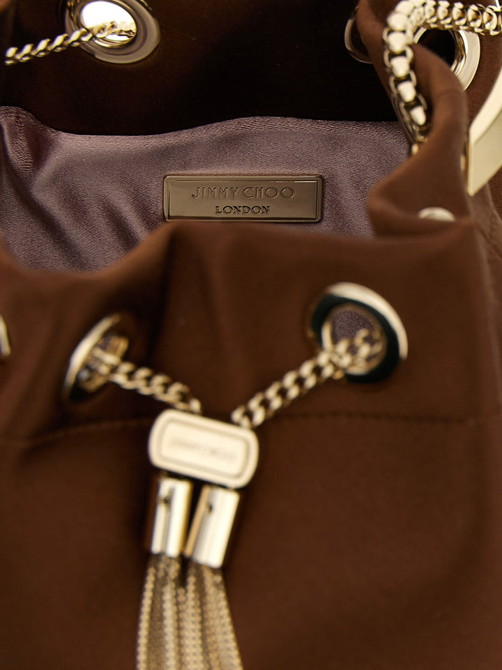 Jimmy Choo Bon Bon Hand Bags - Brown | 12f526e02e55034d49ec57ed5715ebea537ee8b8
