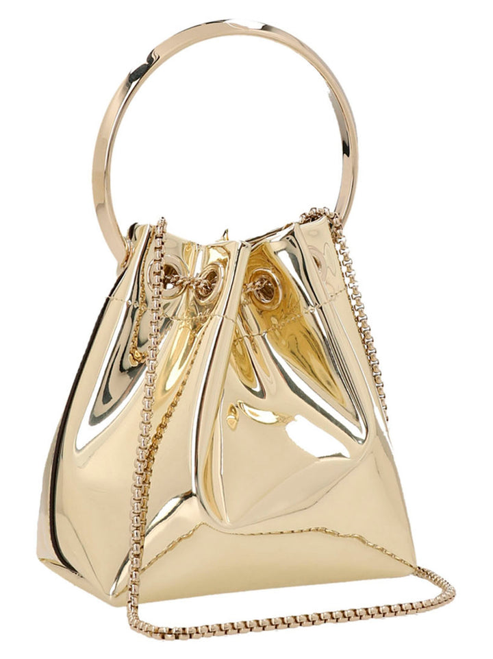 Jimmy Choo Bon Bon Hand Bags - Gold | c888cc5ab95337a73c3a26d9270571c740d64e43