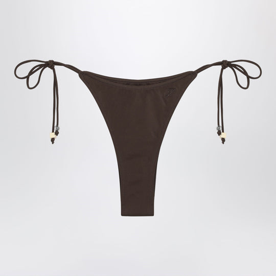 Brown Triangle Bikini Bottom