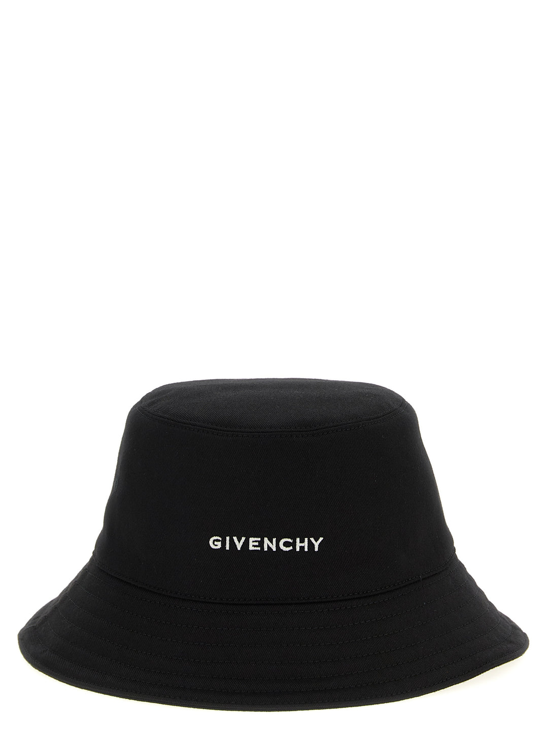 Givenchy Logo Embroidery Bucket Hat Hats - Black | 6ea499e20721d395c7b337a43df95a568fb51e16