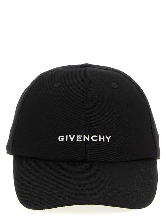 Logo Embroidery Cap Hats Black