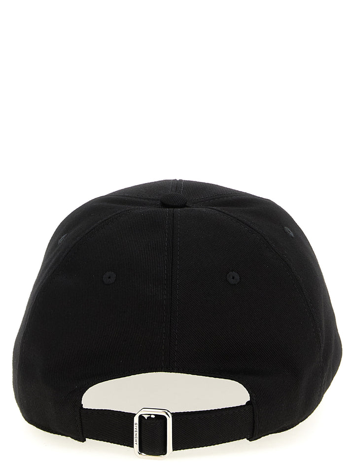 Givenchy Logo Embroidery Cap Hats - Black | 2104fbefd0e6534994022a8cb0bf21fb1d7cb066