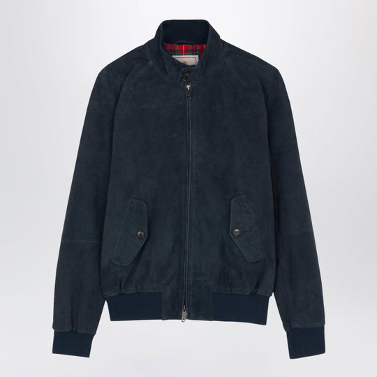 G9 Suede Jacket Navy Blue
