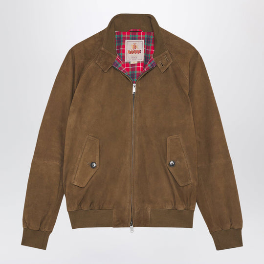 G9 Suede Jacket Dark Olive