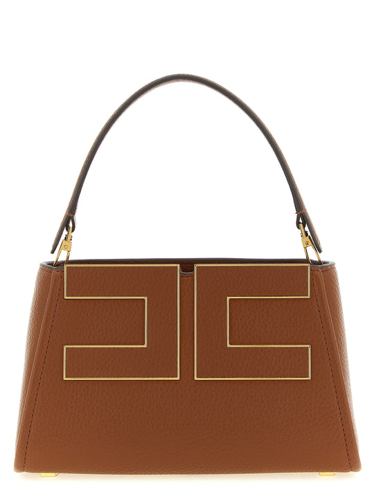Maxi Logo Handbag Hand Bags Brown