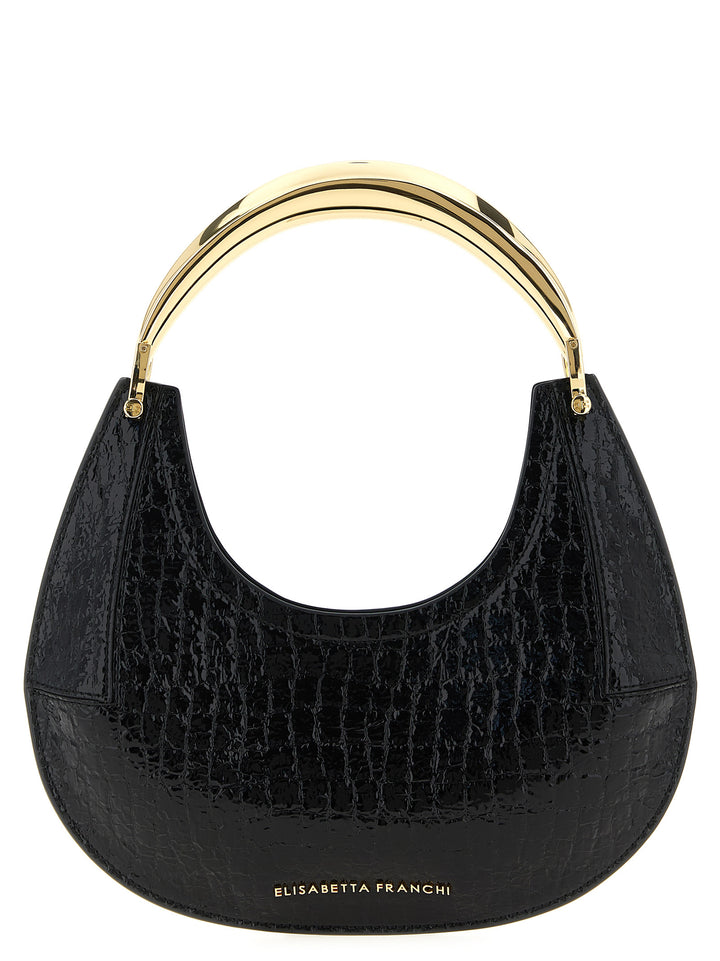 Elisabetta Franchi Hobo Shoulder Bags - Black | 54d363f4a1545b6718ad32e648172c72ff7d715a