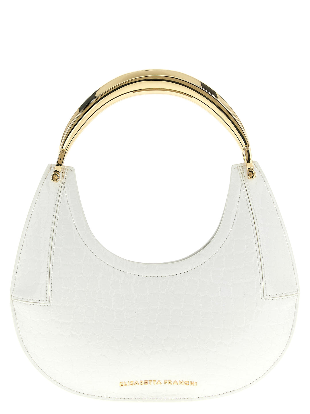 Elisabetta Franchi Hobo Shoulder Bags - White | ffa07fe6791384e2c7fafc48eb8a41c4a3039ca4