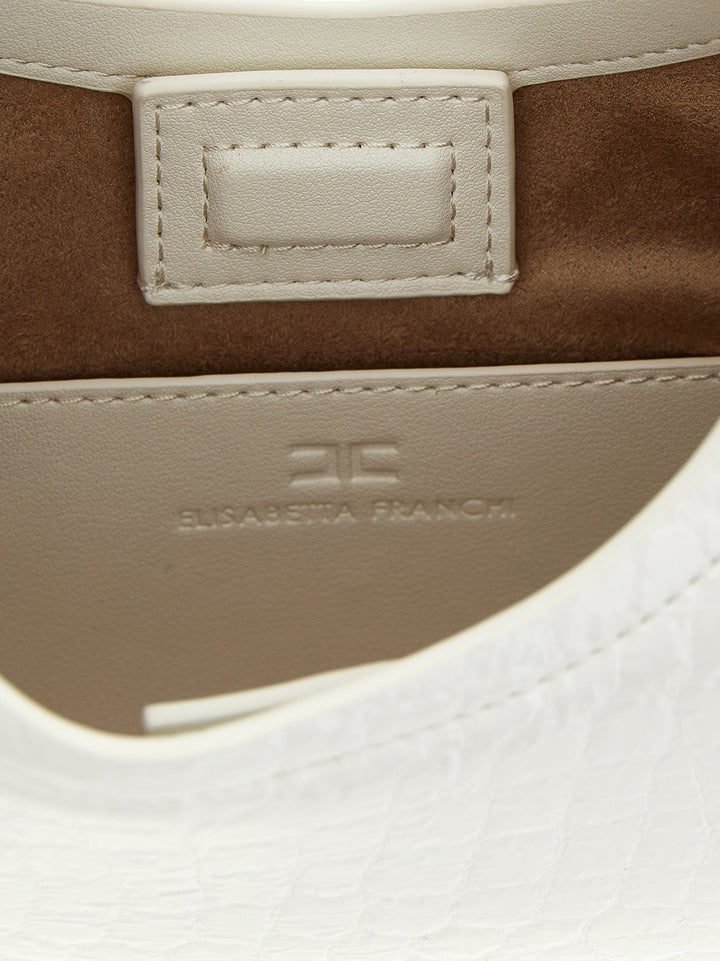 Elisabetta Franchi Hobo Shoulder Bags - White | a01d314e2b45b196b6fca45beffb86a45f3873d7
