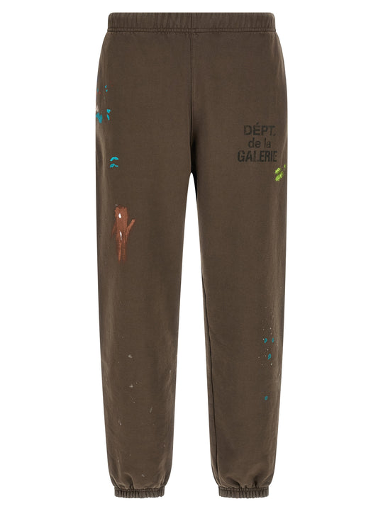 Gd French Logo Pants Brown