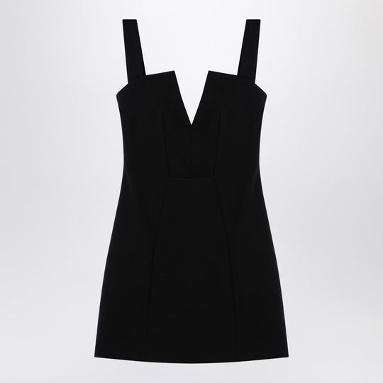 Black Crêpe Mini Dress