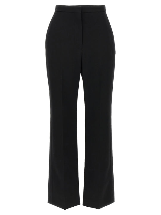 Satin Band Pants Black