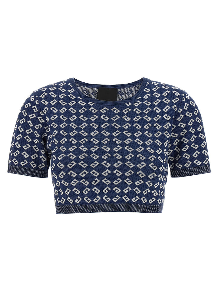 Givenchy Cropped Tops - Blue | d5103e2bb0a6a85a0b17a3e5f095b234bc185d1c