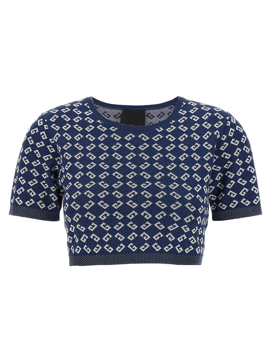 Cropped Tops Blue