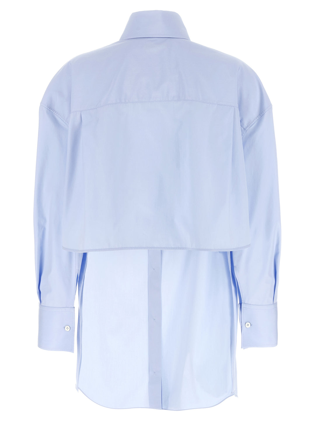 Givenchy Asymmetric Shirt Shirt and Blouse - Light Blue | b54ef8689fcf40440e5a3ea7313a5ababd1f6cad