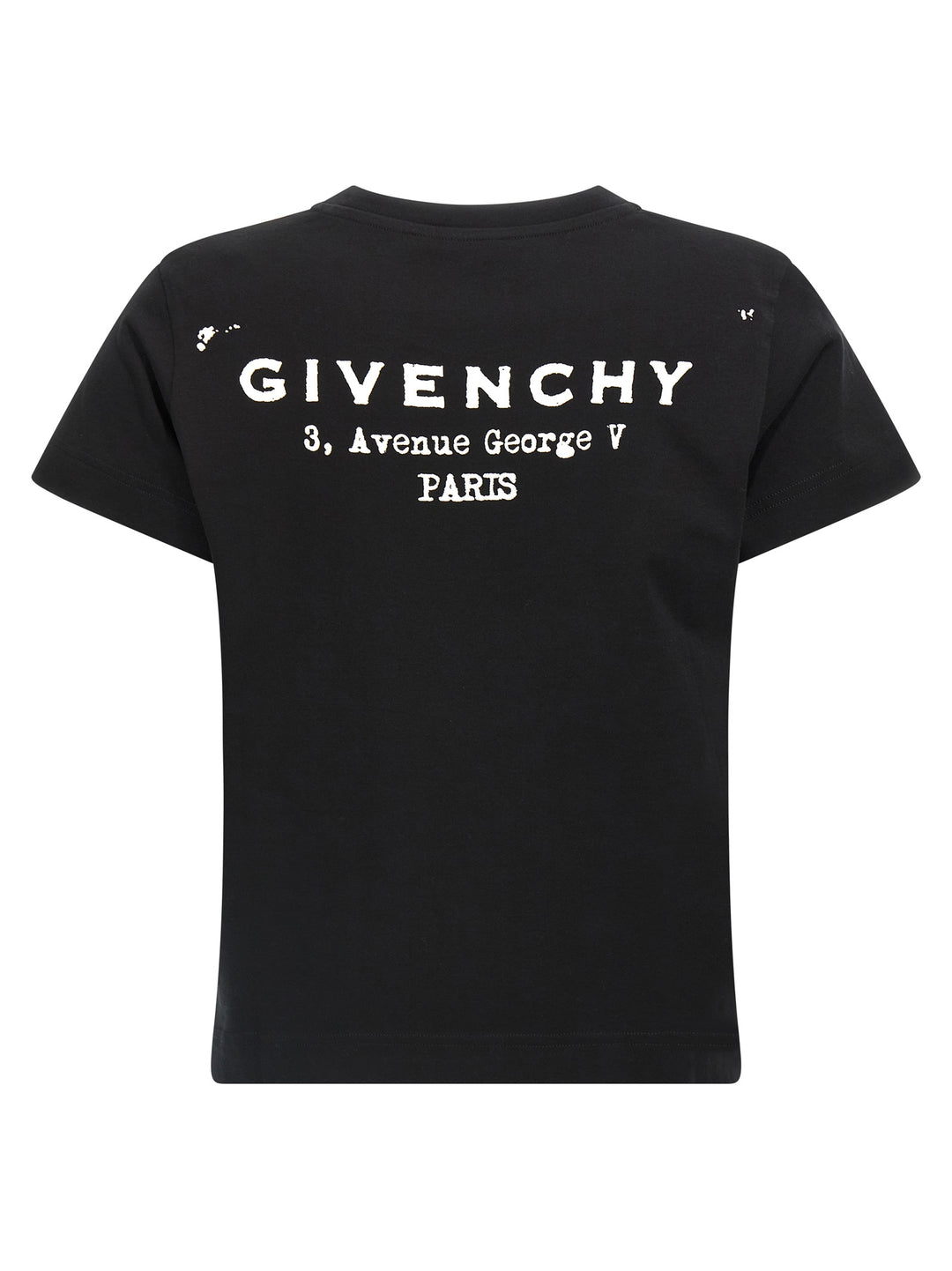 Givenchy Givenchy Stamp T-shirt - White/Black | dd588deed3e0e22547f2da7e6d58c55727ecc45a