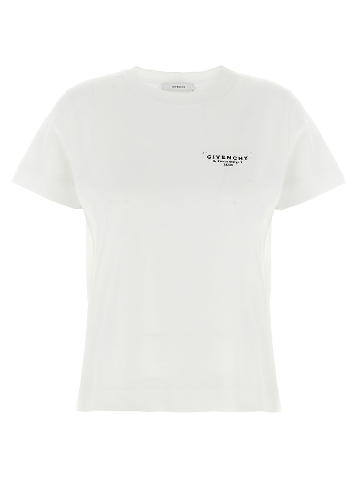 Givenchy Givenchy Stamp T-shirt - White/Black | 5e108ea8d26454e9a3c336c0c0f6dbe117af3d7c