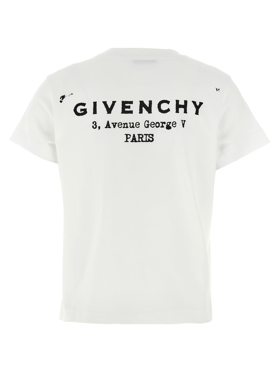 Givenchy Givenchy Stamp T-shirt - White/Black | 1dc822eb8dfad18a28273aabb4706bd17c30c521