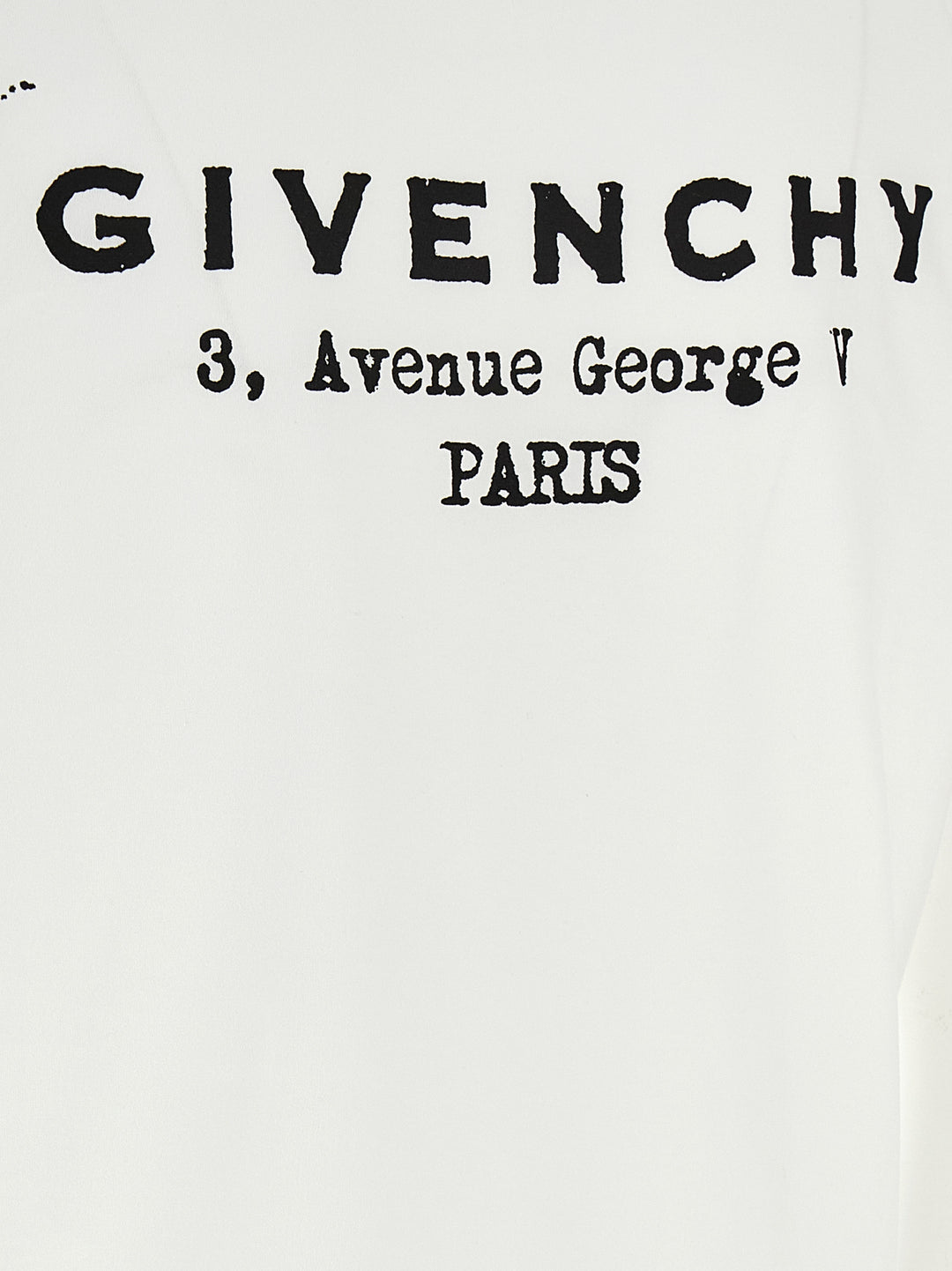 Givenchy Givenchy Stamp T-shirt - White/Black | 9e06b74e649738561f209a618de25058c59455d6