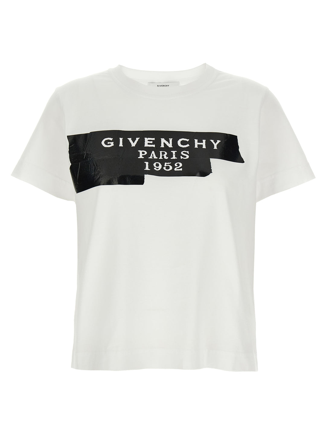 Givenchy Givenchy Tape T-shirt - White/Black | ff4f238ca5a35e3769f37a92f88ea687d1de9573