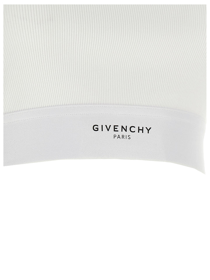Givenchy Crop Tank Top Tops - White | 23dbac87429c723133fad397a7f9a86e80bbe57f