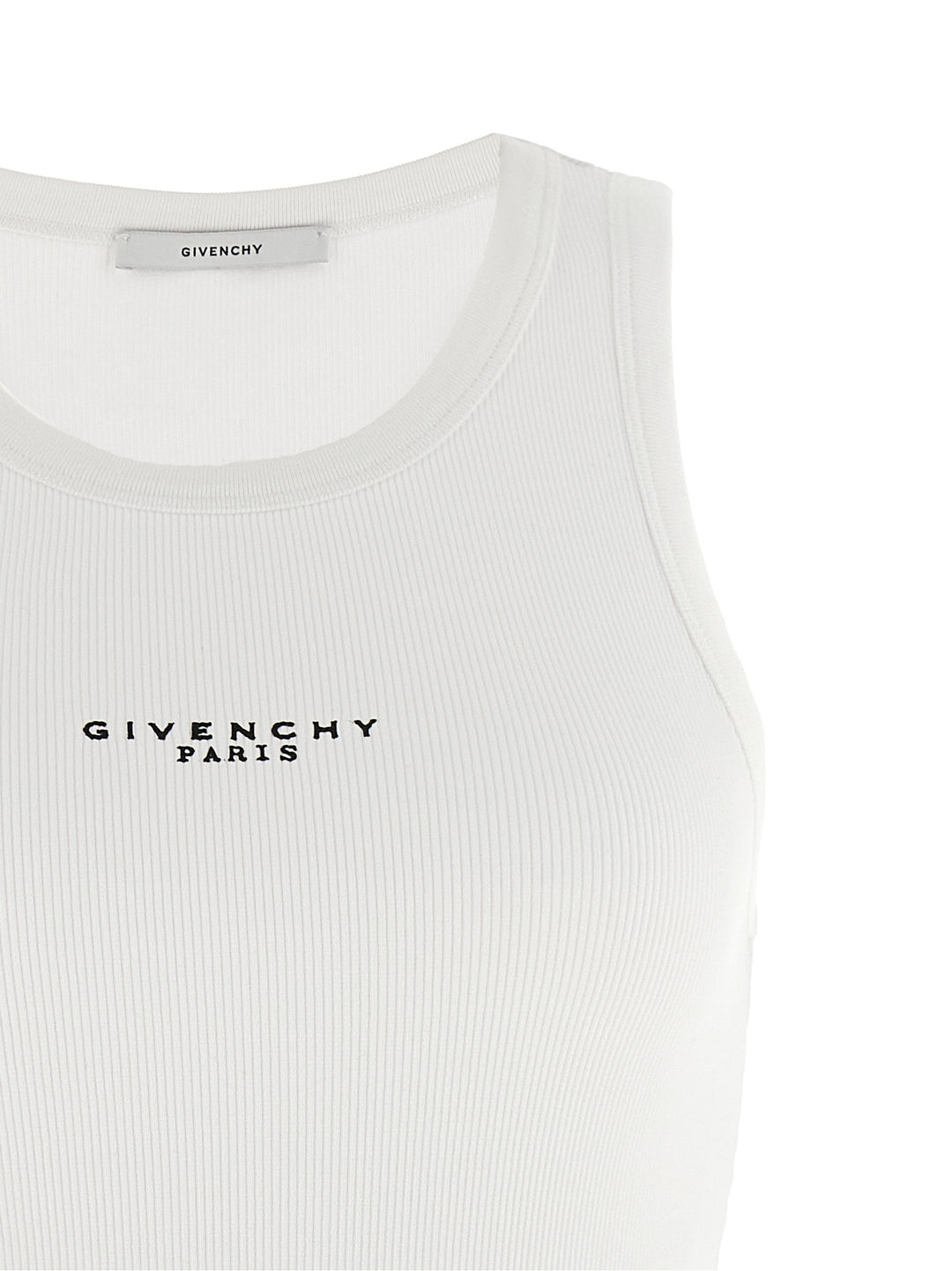 Givenchy Logo Top Tops - White | bfb20accde47c1b08f93d87462472de85c069962