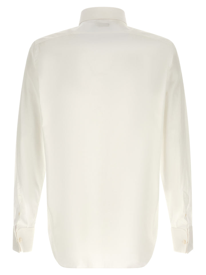 Finamore Napoli Classic Tuxedo Shirt and Blouse - White | b66eb95aec1ed592dc6ccbe0f5ee674d54b712d4
