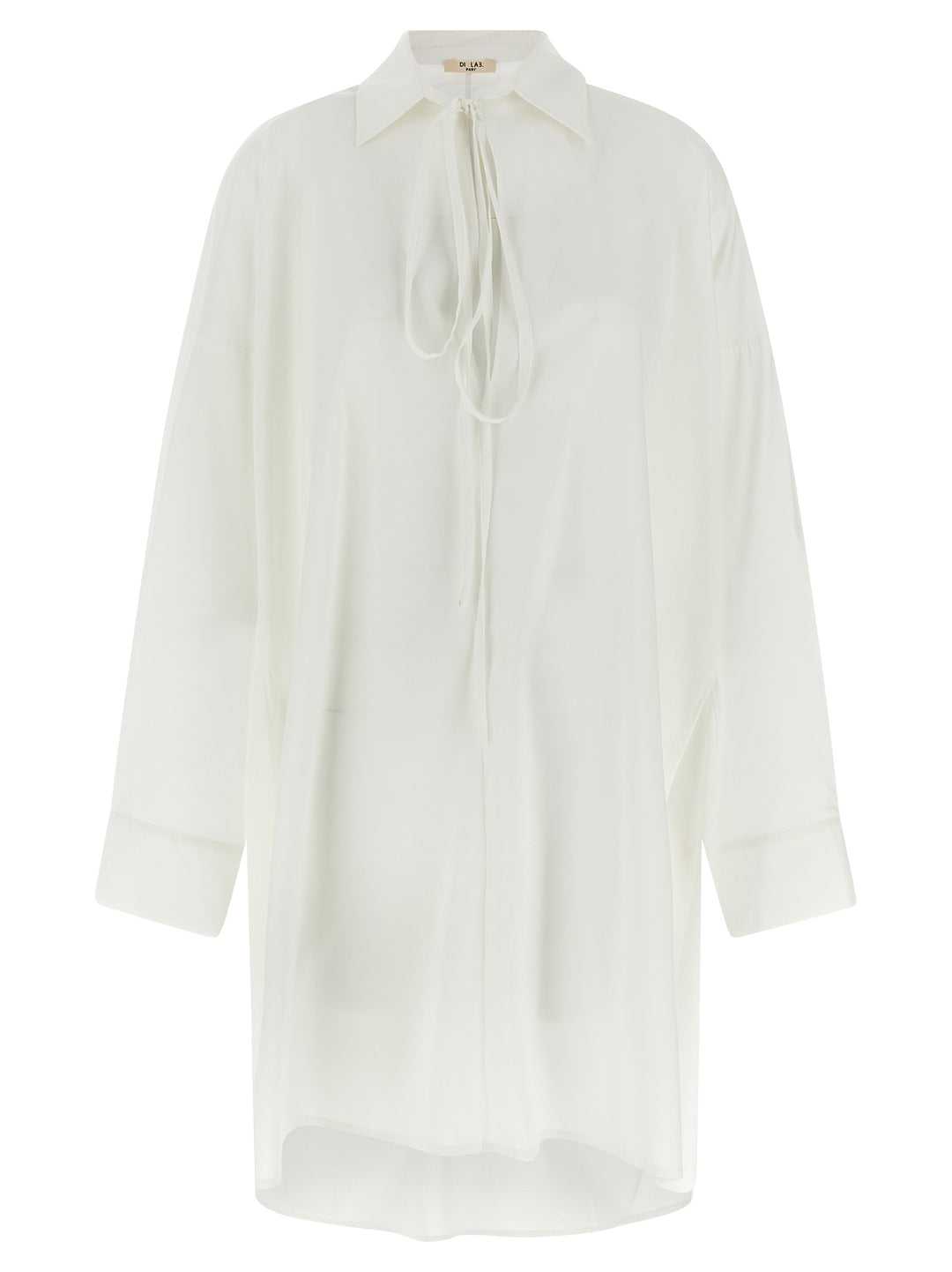 Di.La3 Pari' Oversize Shirt Shirt and Blouse - White | 3889011b7b4caf4a2b63e28e1763828f9a03d5e4