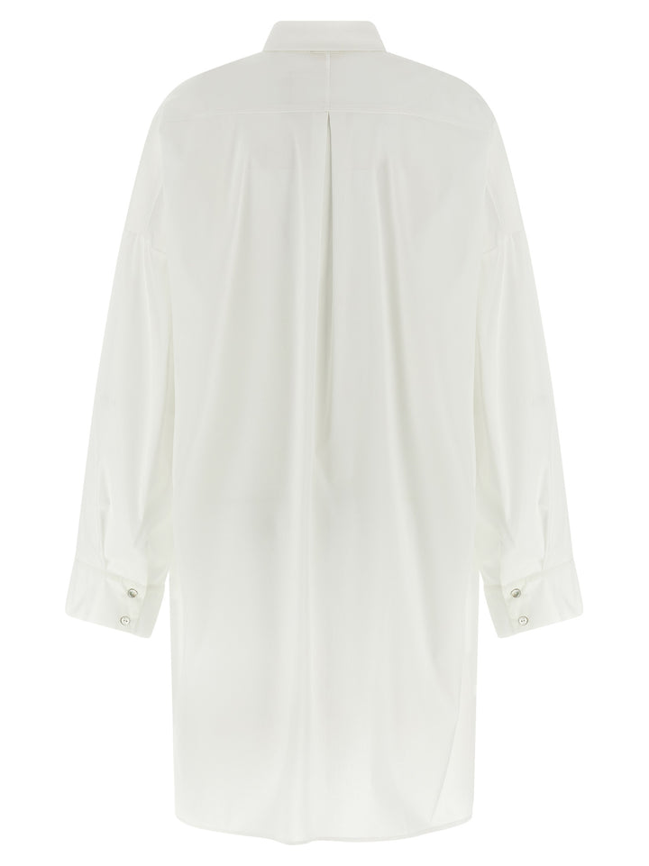 Di.La3 Pari' Oversize Shirt Shirt and Blouse - White | 2f9346381a53c69566be8782eda3fa73aaa43300