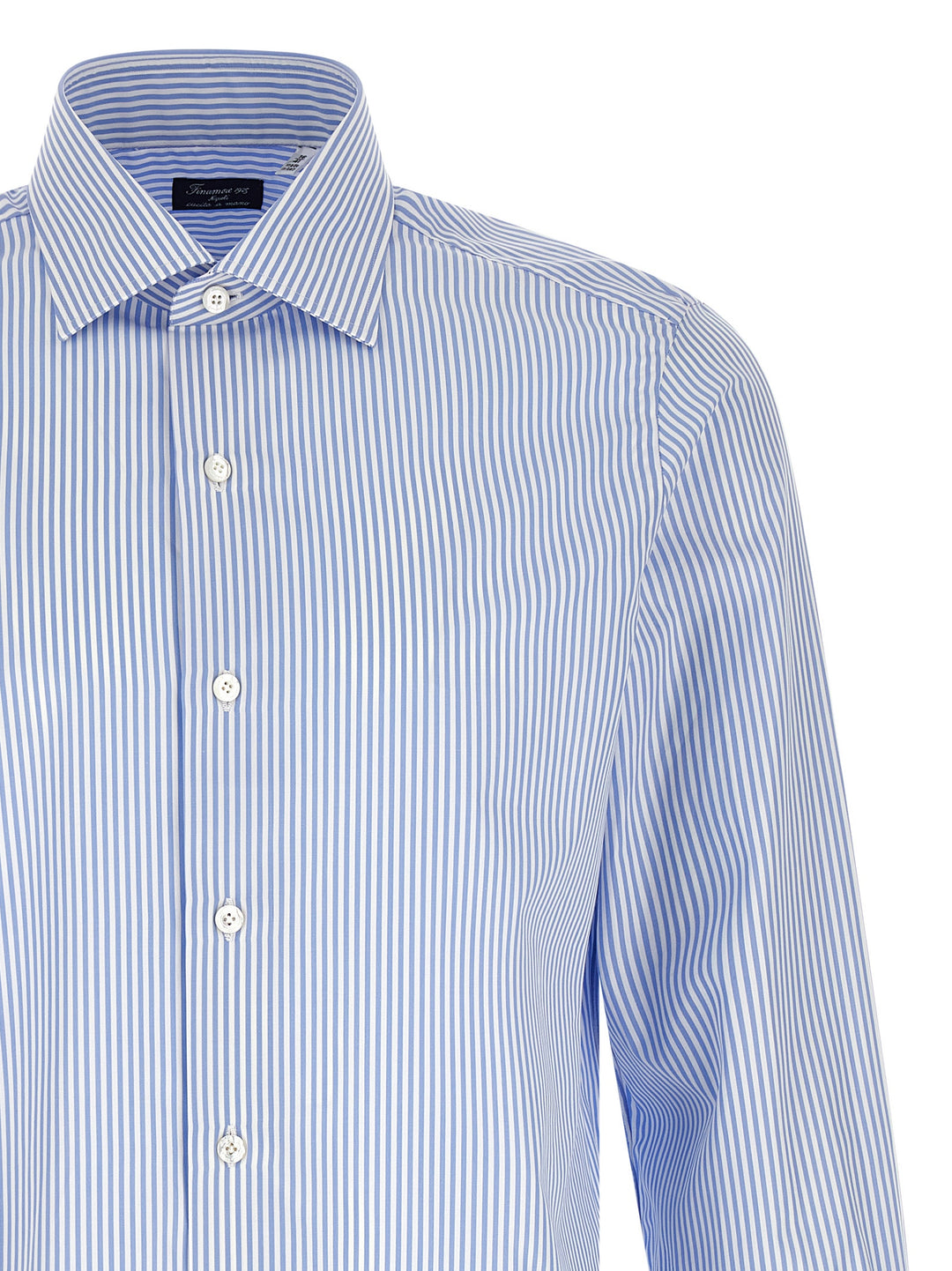Finamore Napoli Shirt Shirt and Blouse - Light Blue | 3e6b9a93fc928ed91c57e27ee25a75e6c5547352