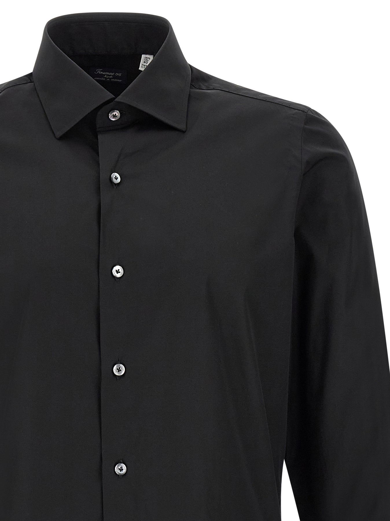 Finamore Napoli Shirt and Blouse - Black | a38726b78af1cd5255411ad99f504eb848ff72c3