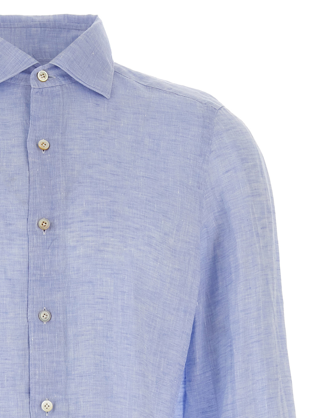 Finamore Gaeta Shirt and Blouse - Light Blue | 324e63b7dbcc1d030c8f1e348dd41d1e2f5d8404
