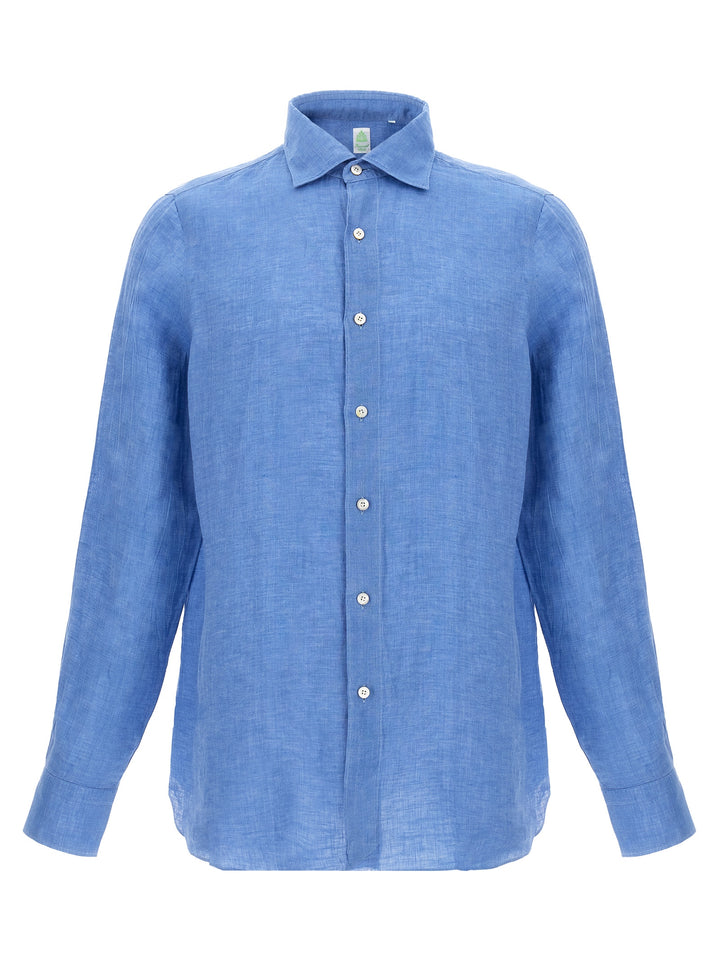 Finamore Gaeta Shirt and Blouse - Blue | f117a8a527ca06704a182586fef7b0073e2bad0e